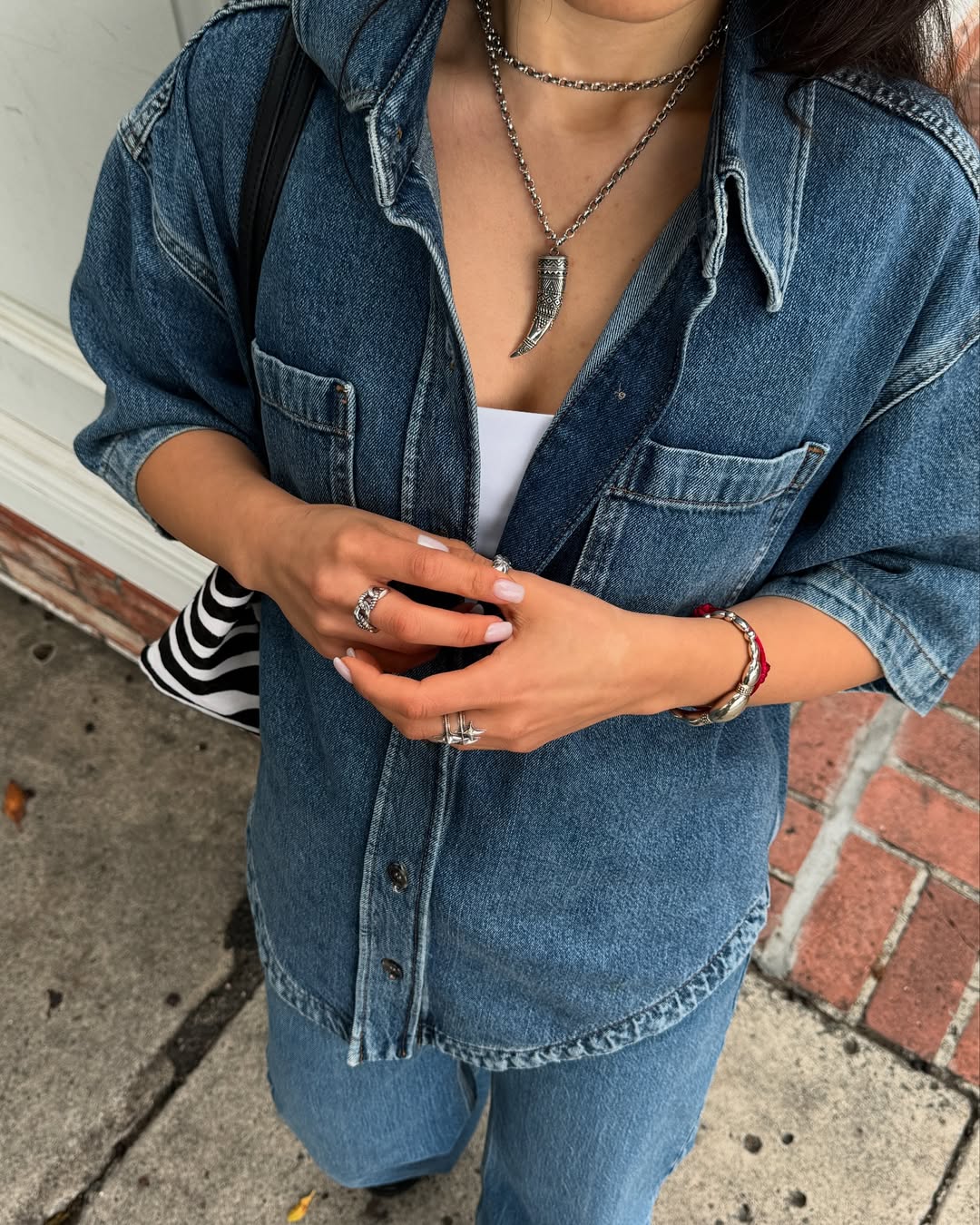 Necklace "Akra" (long)