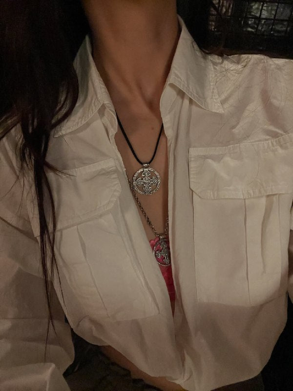 Necklace "Msho" (Leather)