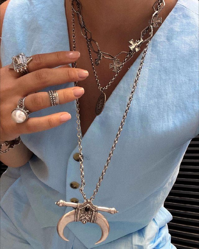 Necklace "Kotosh" - Pregomesh