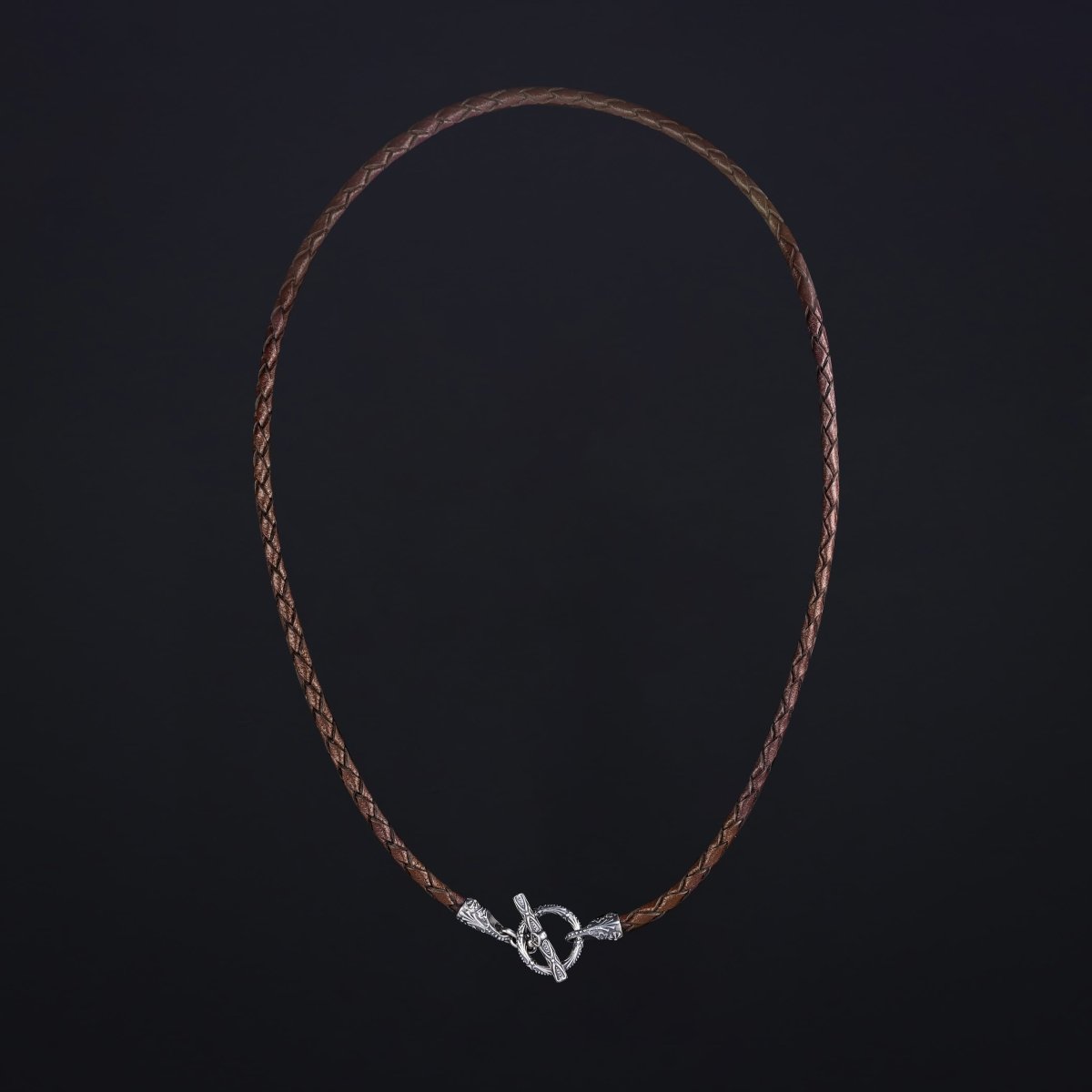 Leather Necklace "Hrapar" - Pregomesh