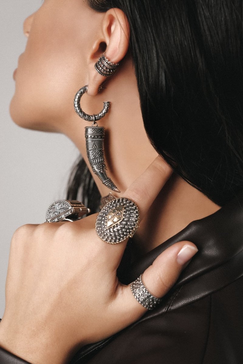 Mono earring "Akra" - Pregomesh