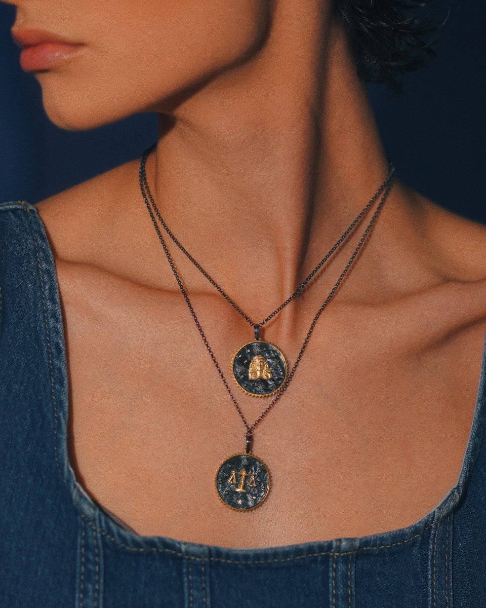 Zodiac Necklace "Aquarius" - Pregomesh