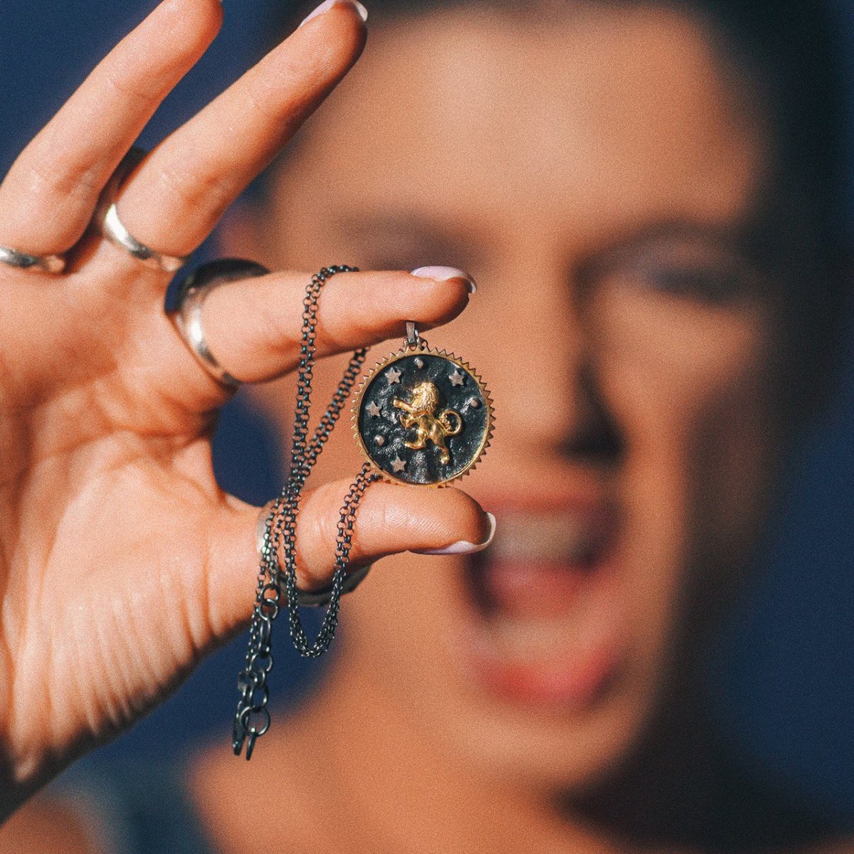 Zodiac Necklace "Leo" - Pregomesh