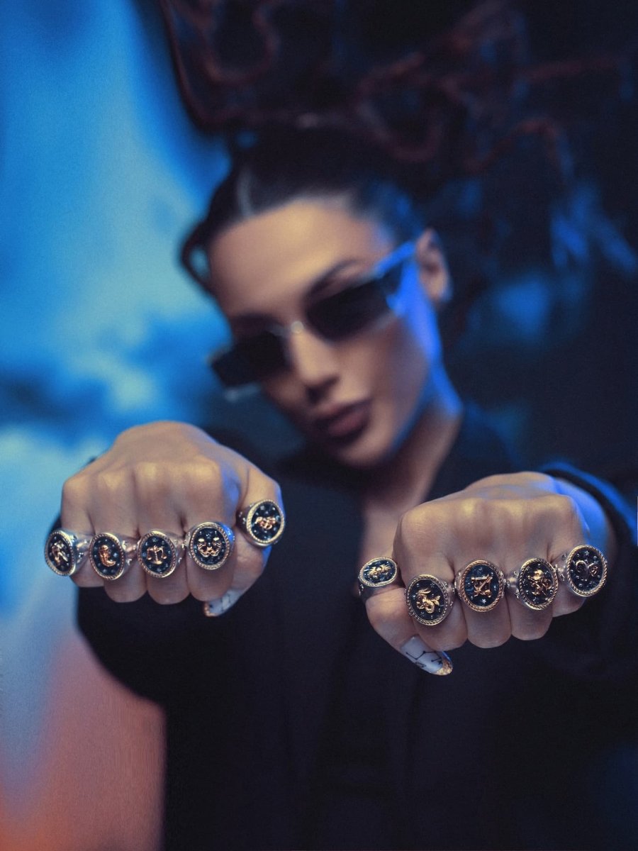 Zodiac Ring "Capricorn" - Pregomesh