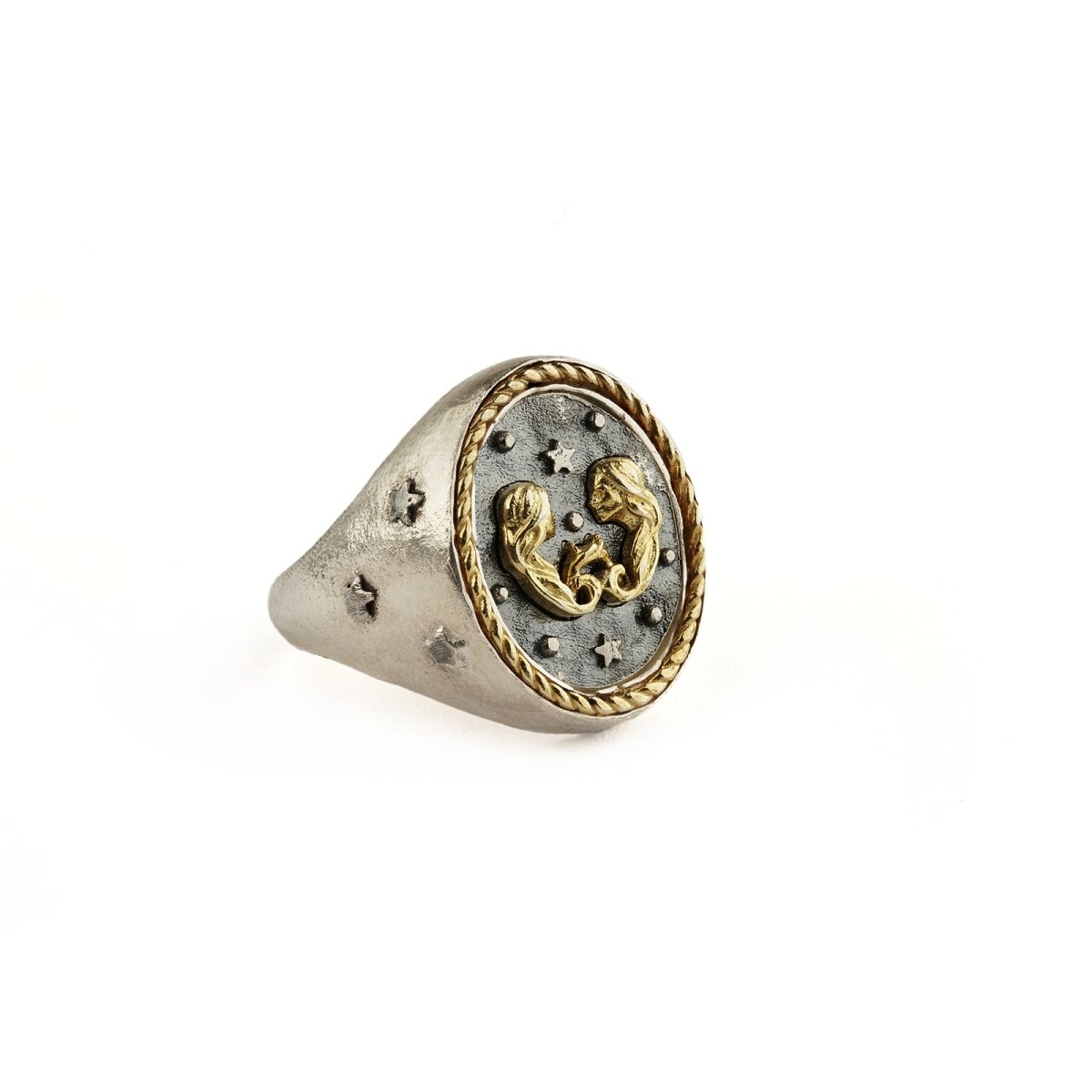 Zodiac Ring "Gemini" - Pregomesh