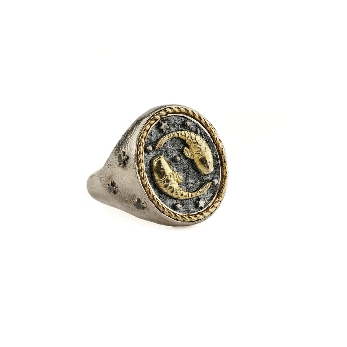 Zodiac Ring "Pisces" - Pregomesh